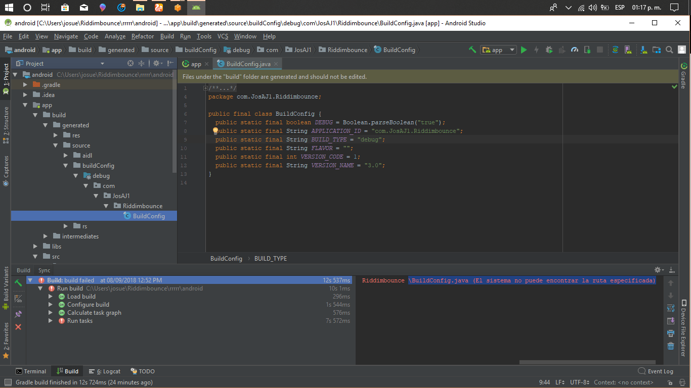 Android studio java generated - buddiessas