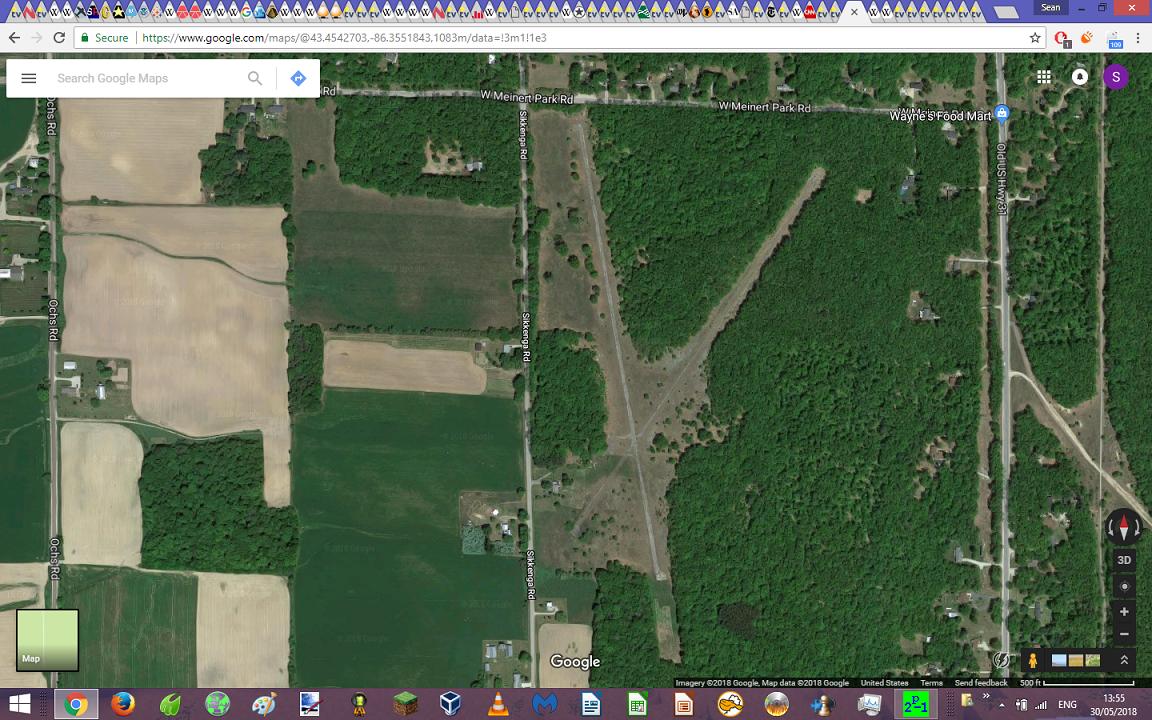 ¿Qué es este aeropuerto abandonado entre Montague y Rothbury, Michigan?