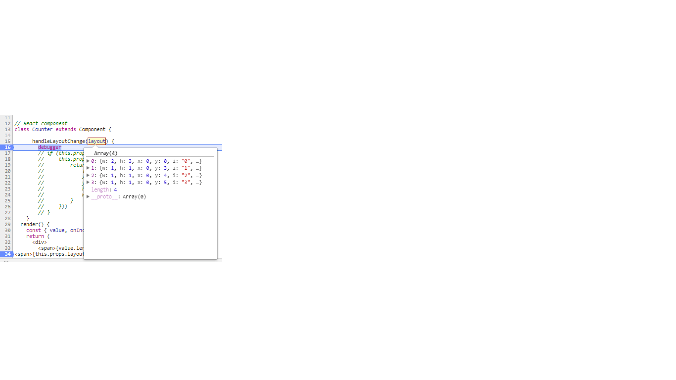 reactjs handleLayoutchange of reactgridlayout Stack Overflow