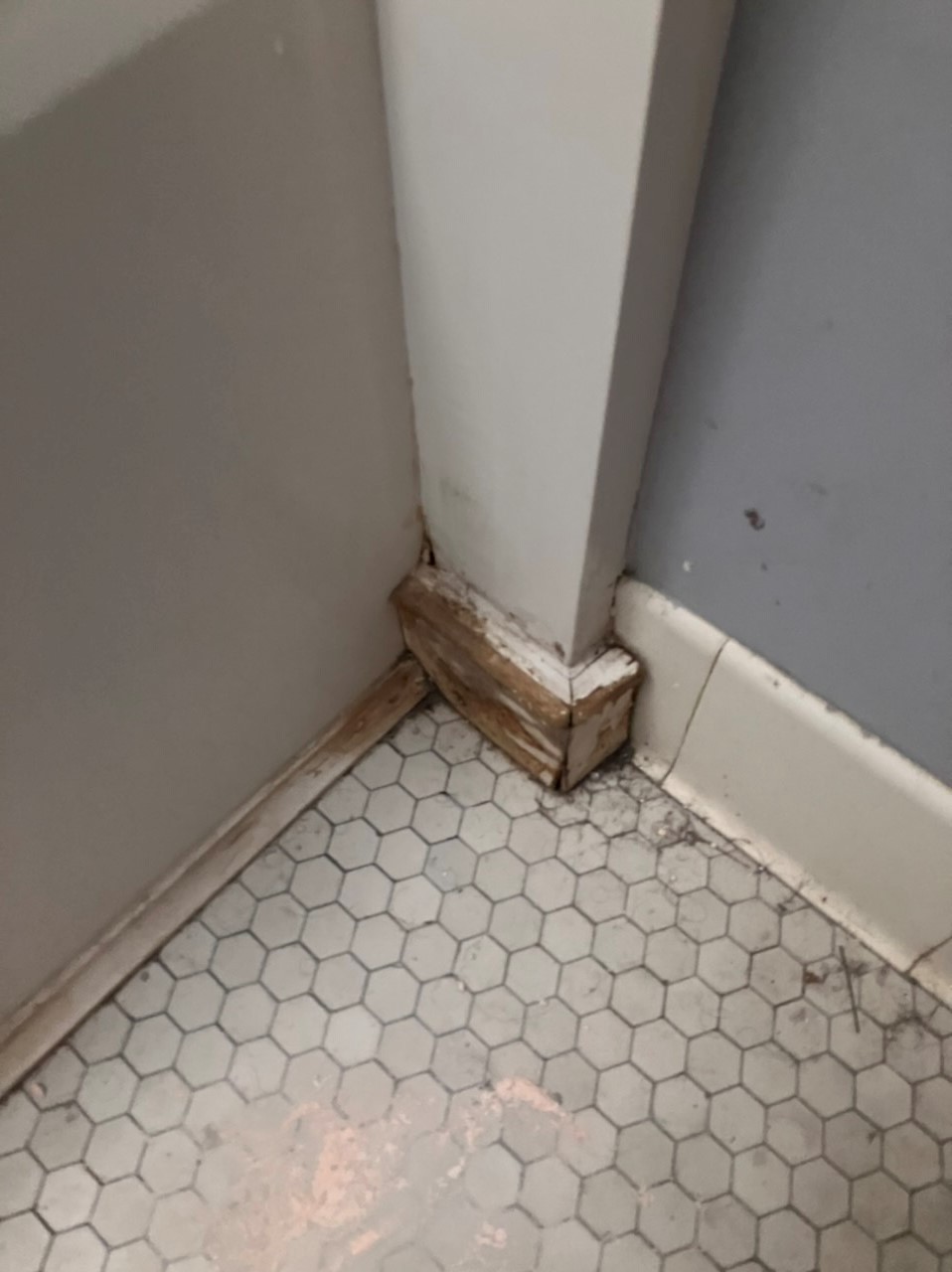 How can I prevent water damage to trim next to a bathtub? Home