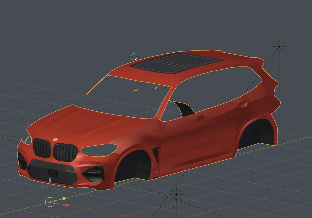 modeling - Backface culling has weird glitch (Squares wont show up from