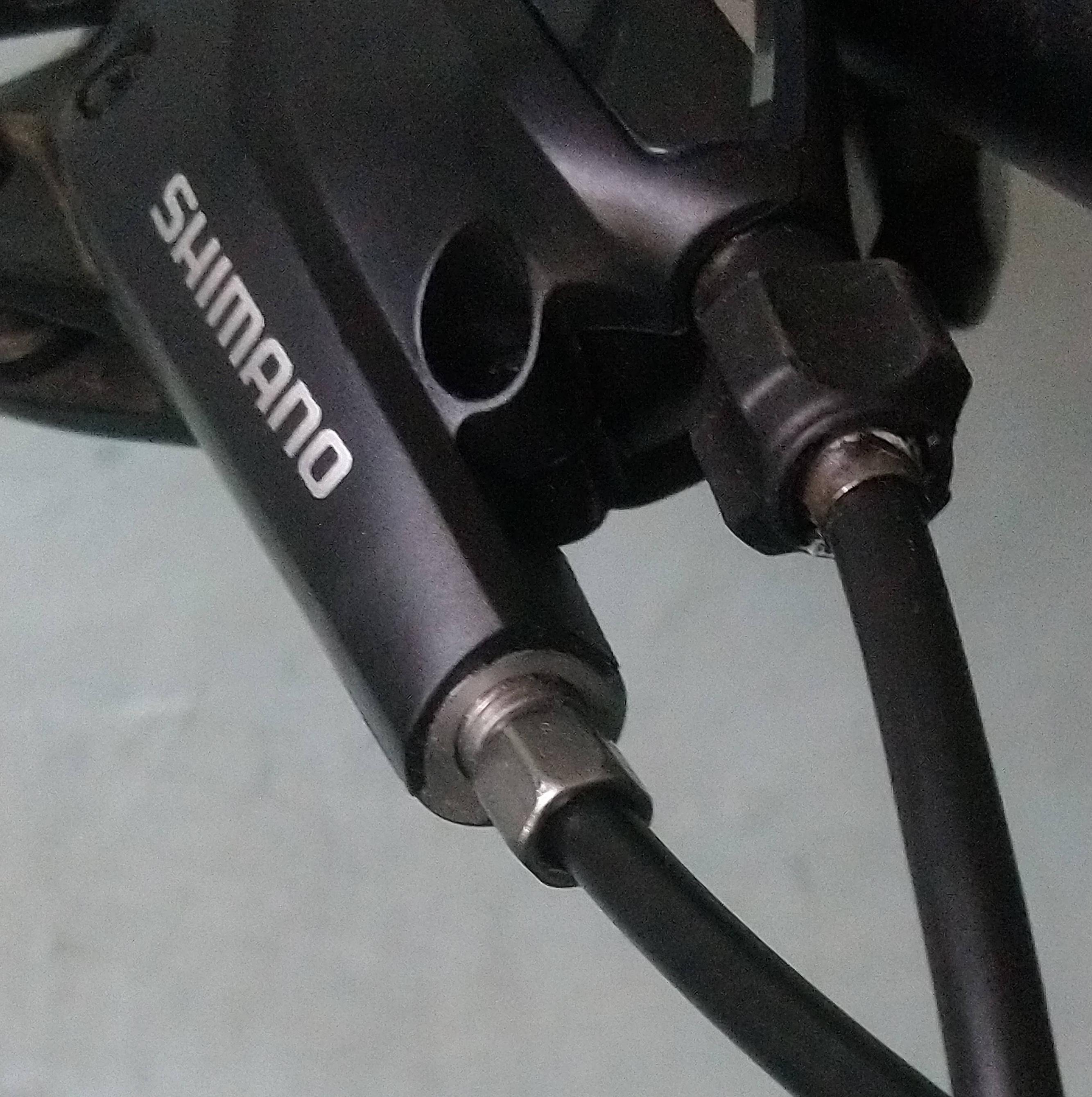 shimano Leak in my disc brakes Bicycles Stack Exchange