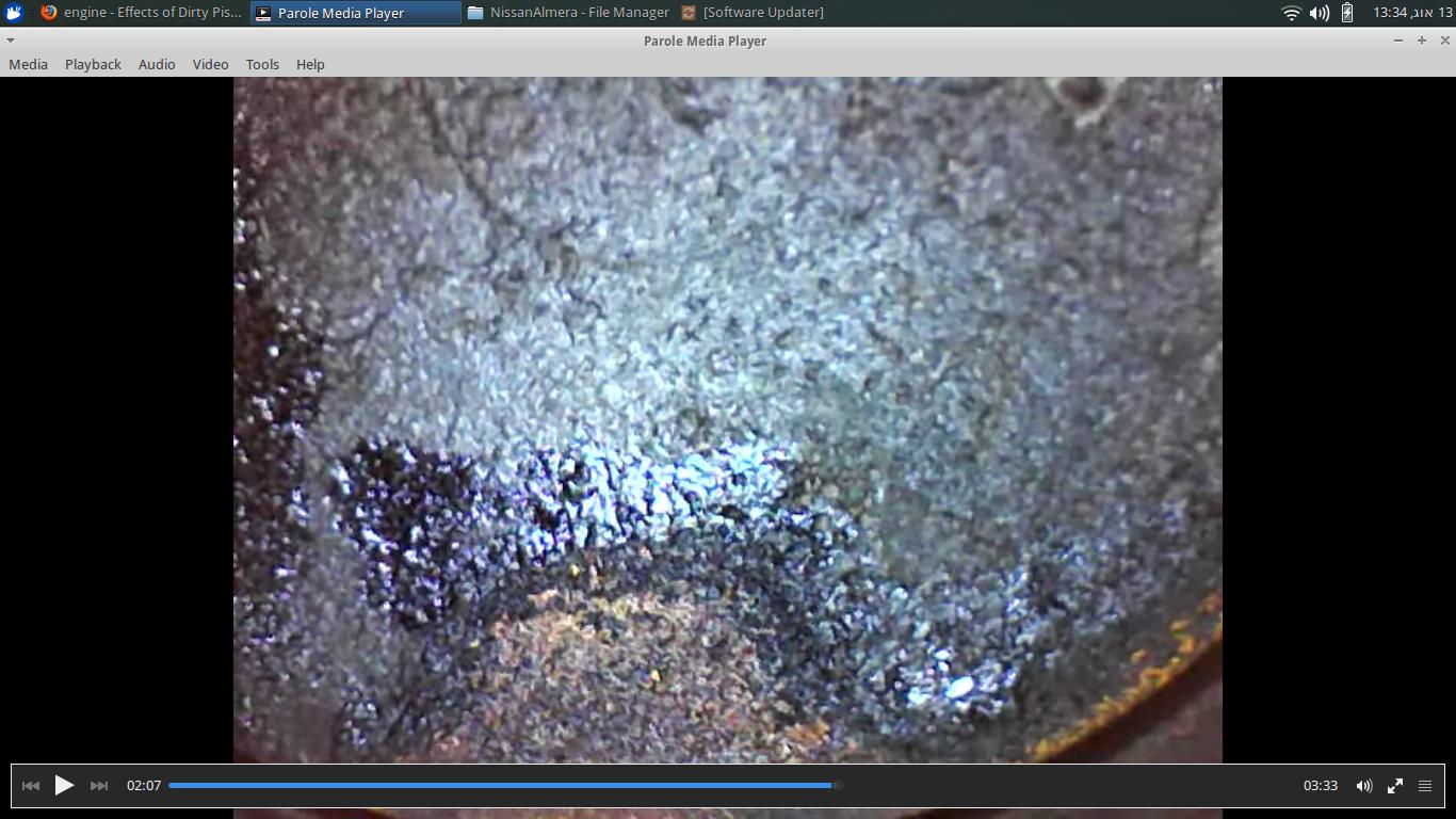 engine Effects of Dirty Piston Heads and Intake Valves Motor