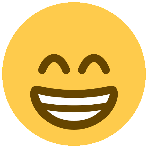 Smiley Face Cute Grinning With Smiling Eyes And Happy Face Digital Art 7BF