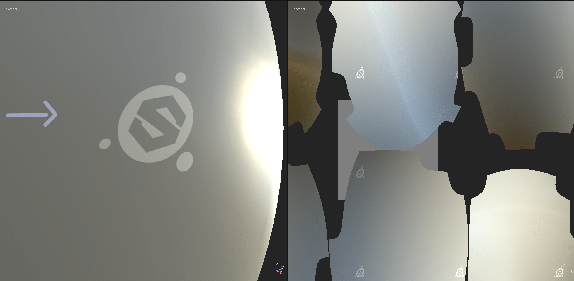 uv image editor texel density in Blender to Substance