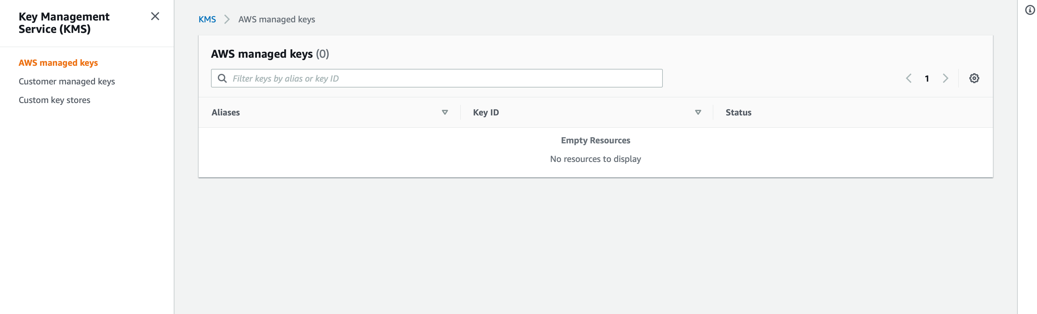 amazon web services how to create AWS managed KMS Key Stack Overflow