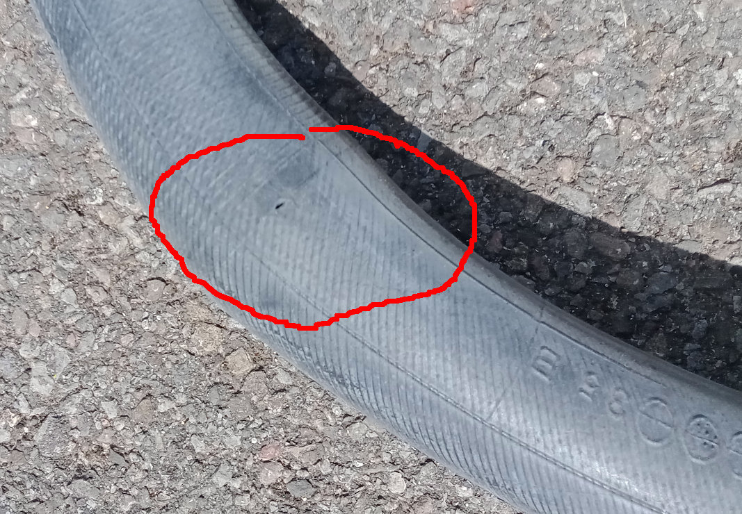 innertube New Inner Tube issue Bicycles Stack Exchange