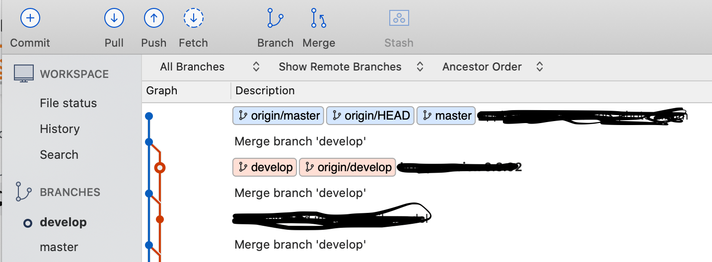 git Source Tree can "reset master to this commit" revert the pushed