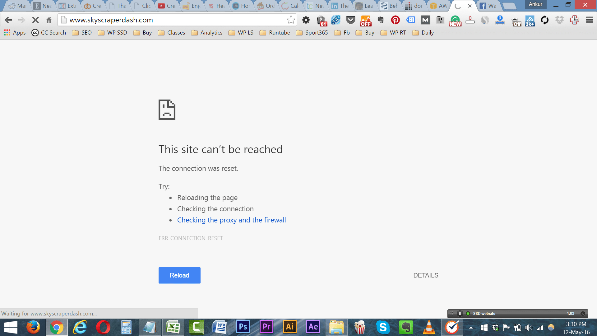 amazon ec2 AWS hosted website Connection Reset & Connection Timed