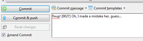 What's the difference between "squash" and "fixup" in Git/Git Extension