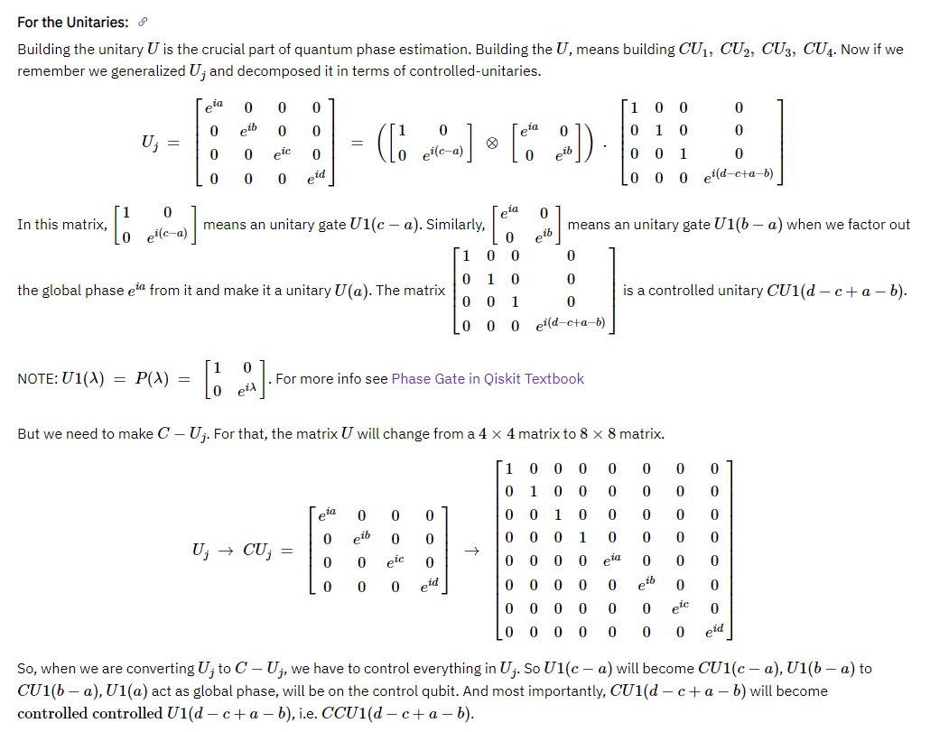 Building Unitaries in TSP Quantum Phase Estimation Qiskit? Quantum