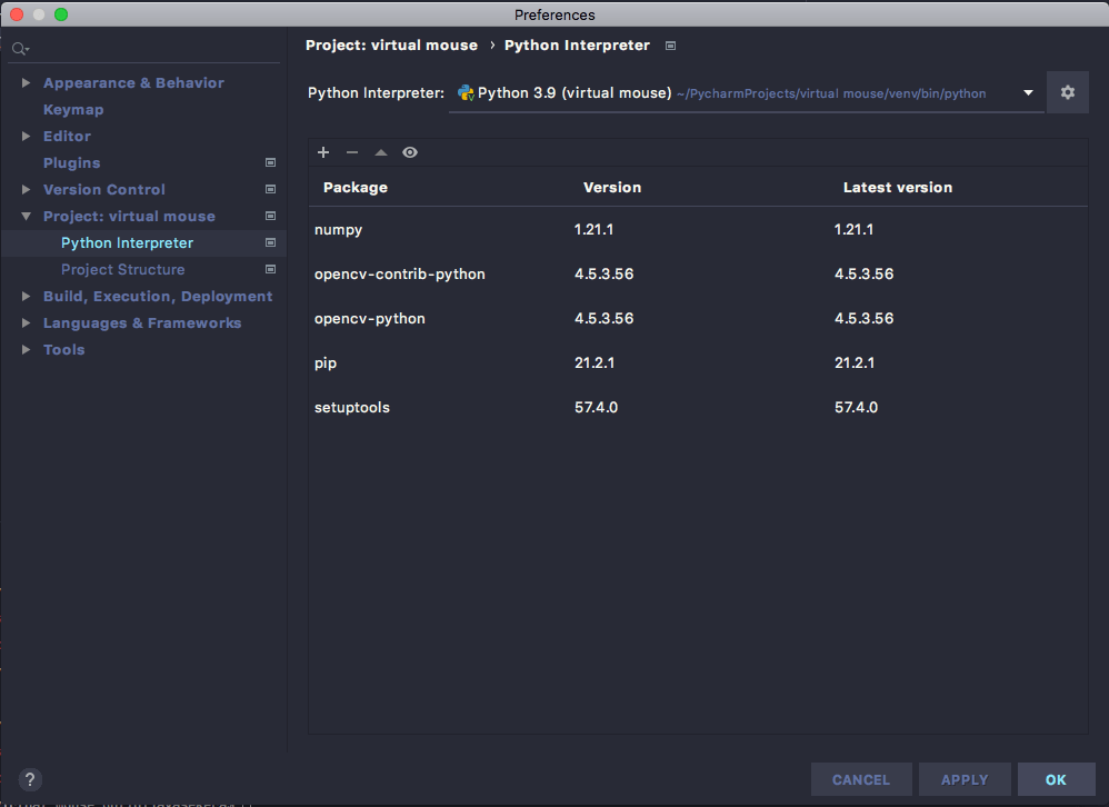 `Building wheel for opencvpython (PEP 517) ` runs