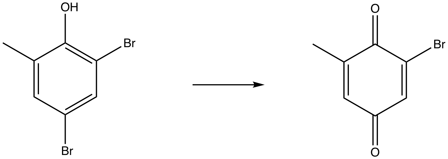 organic chemistry Mechanism of oxidation of phenol to quinone by