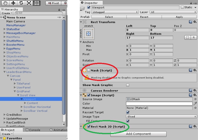 android Unity ui mask not working on google pixel device Stack Overflow