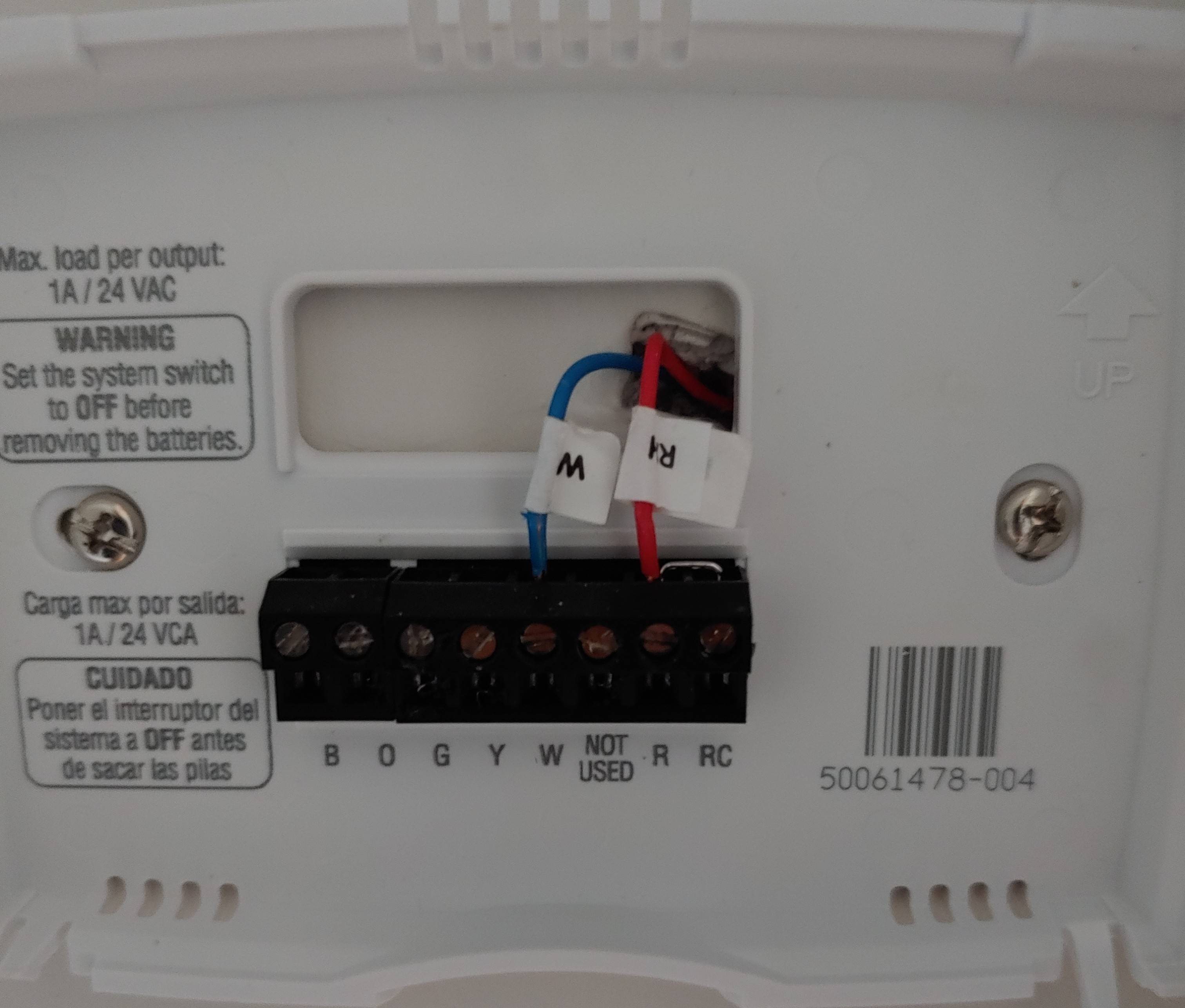 electrical Thermostat calling for heat but brand new Taco Zone Switch