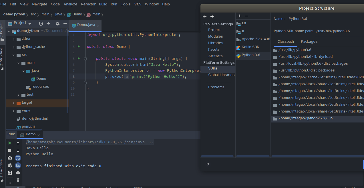 java Learning how to use Jython ResourceWarning error Stack Overflow