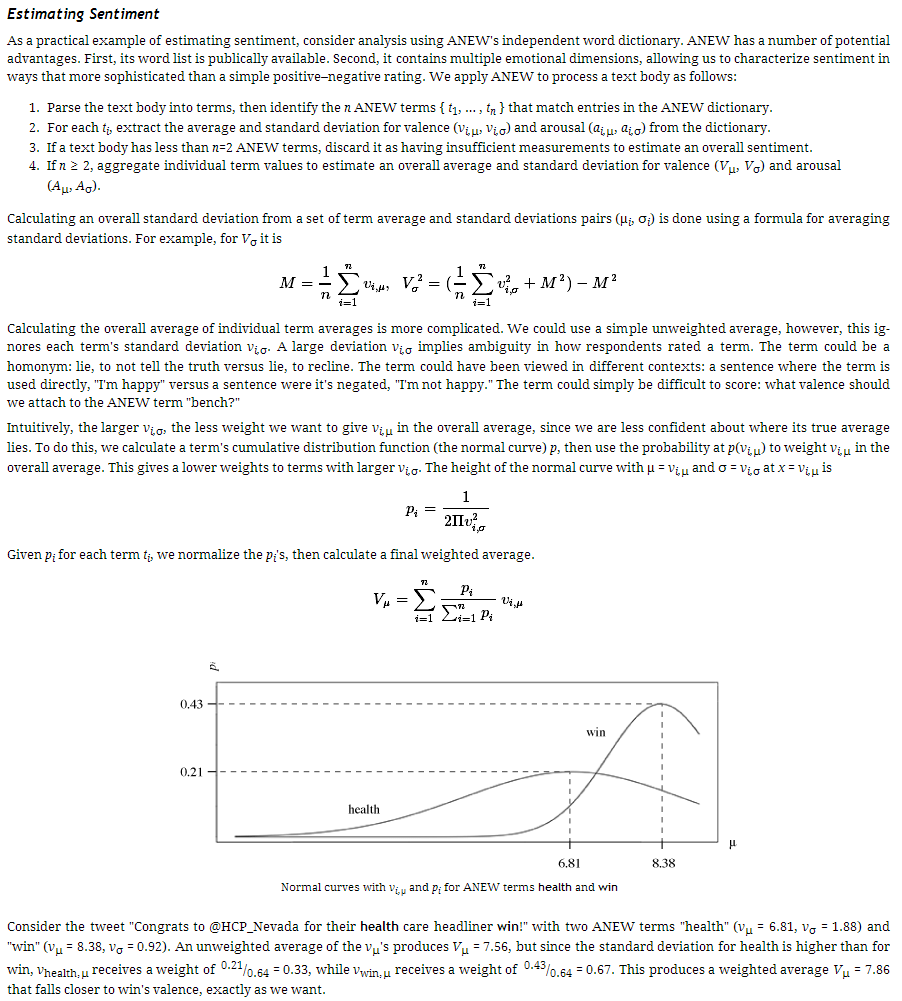 Dimensionless weighted standard deviation good transbox