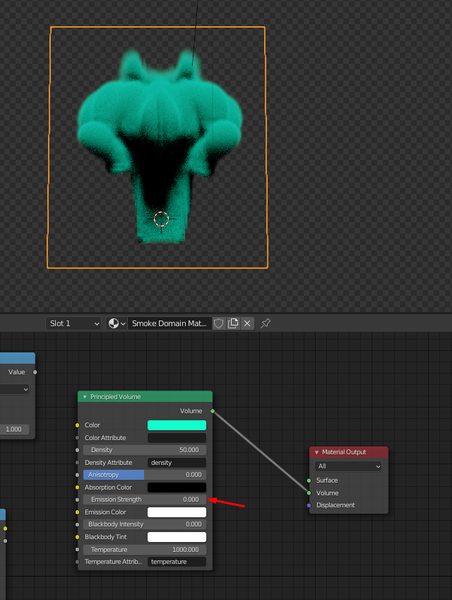 materials Cycles not rendering Principled Volume emission smoothly Blender Stack Exchange