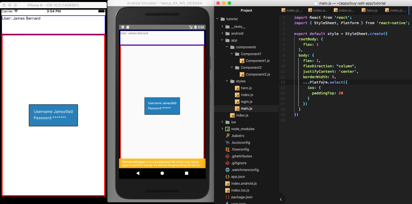 react native flexbox issue on Android Stack Overflow