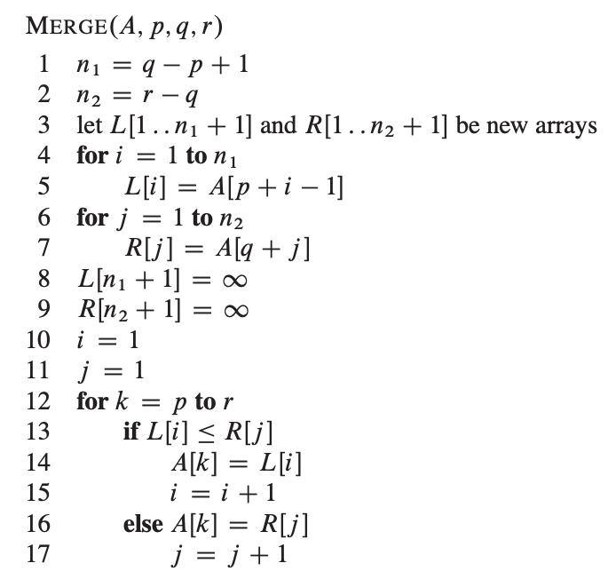 mergesort Merge step of the Merge sort algorithm Stack Overflow