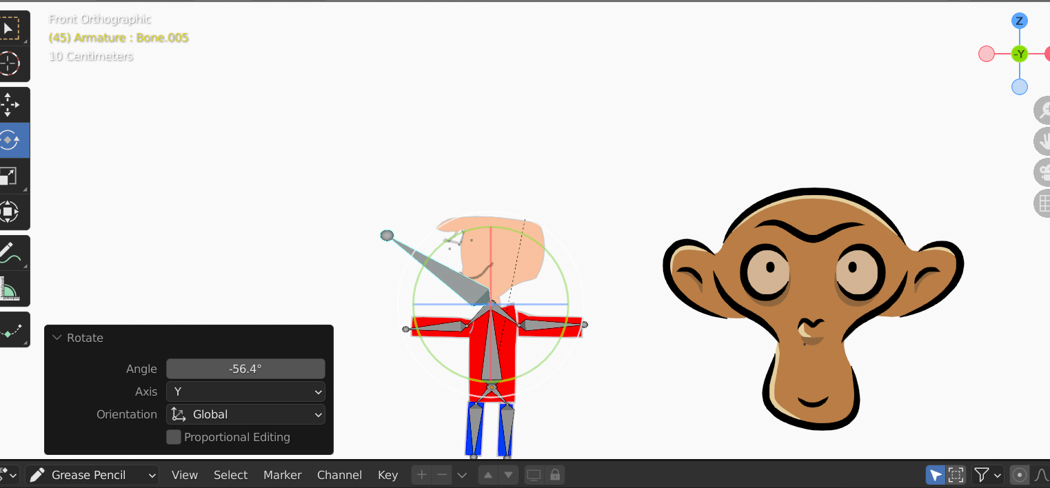 2d animation armature problems Blender Stack Exchange
