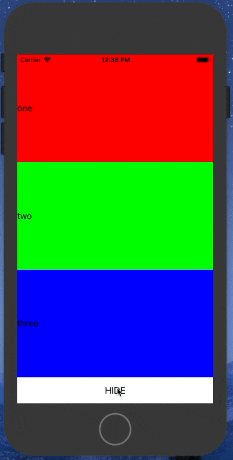 [Solved] UIStackView hide and collapse subview with