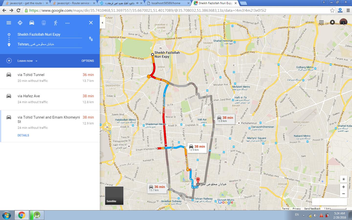Google Maps Route Javascript Example javascript Route service doesn't work in google map when i change