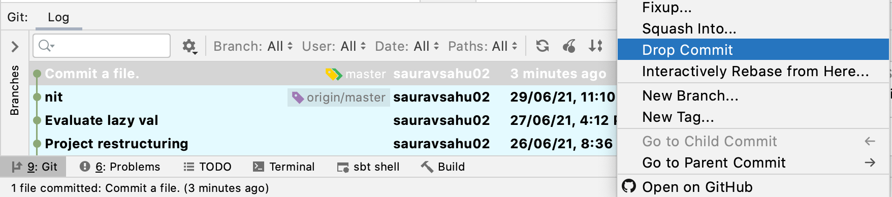 git rebase Delete commits from a branch in Git Stack Overflow