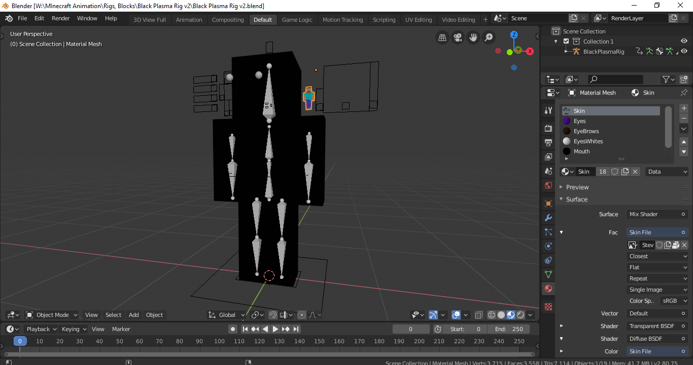 texturing Texture not showing in Rig Blender Stack Exchange