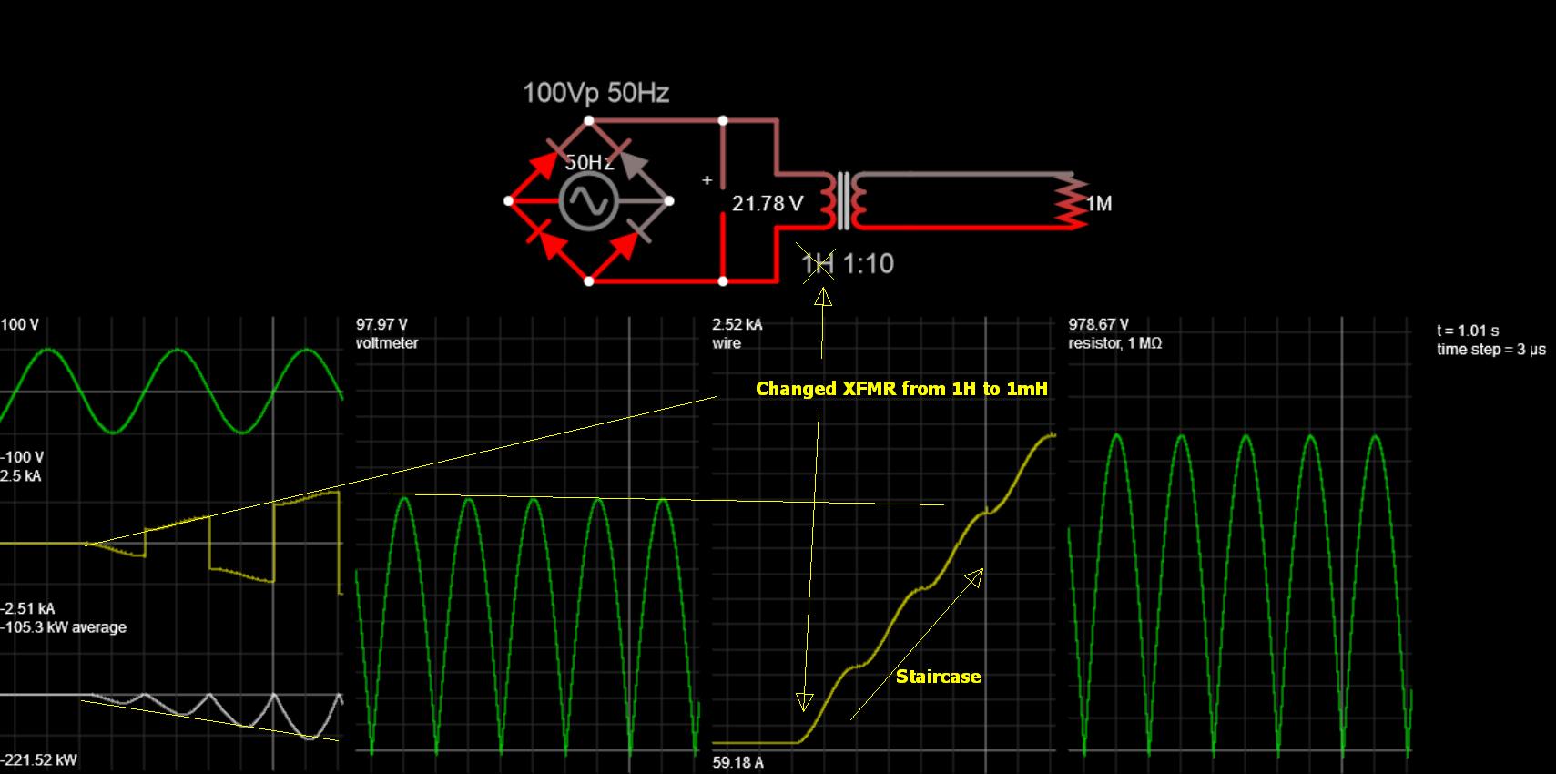 power electronics How can a constant secondary side current cause a