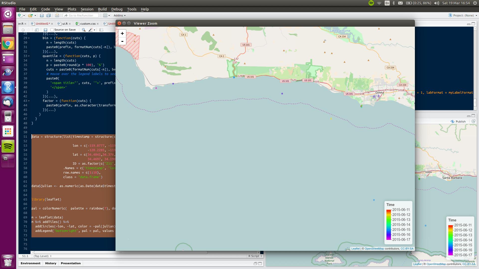 R Leaflet use date or character legend labels with colorNumeric() palette Stack Overflow