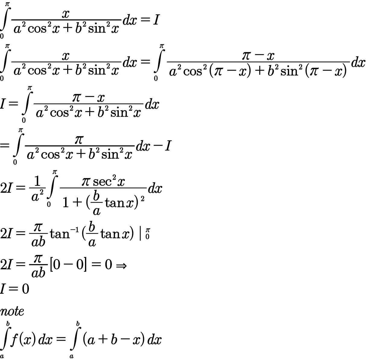 cálculo ¿Cómo calcular esta integral definida