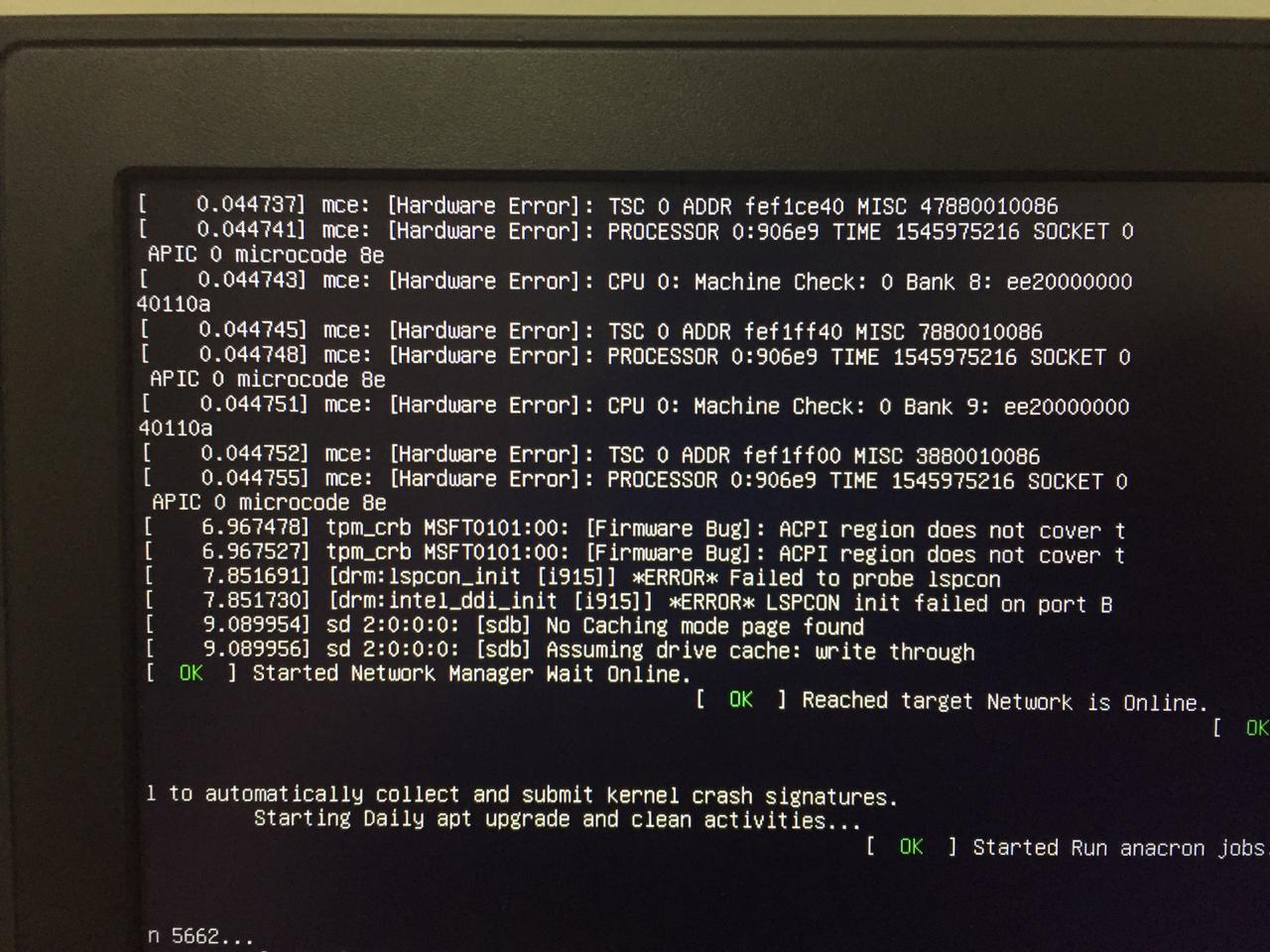 Reboot freezes at end of Ubuntu 18.10 installation Ask Ubuntu