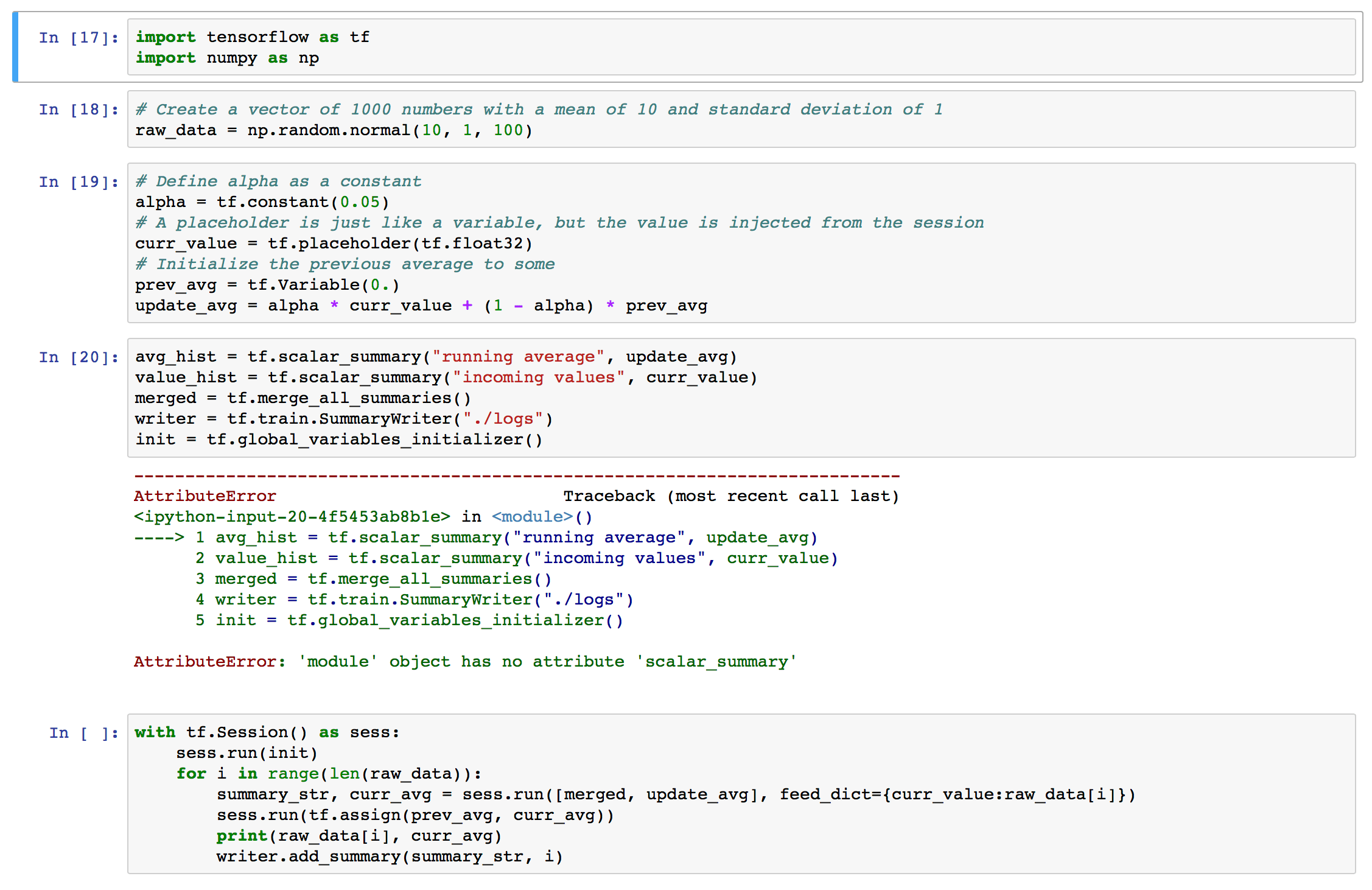 Python Global Variable Module Has No Attribute BLAOGL