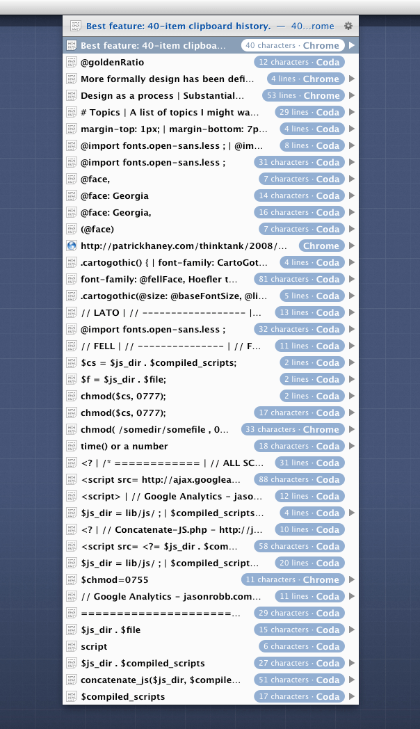 macos How do I view my clipboard history on OS X? Super User
