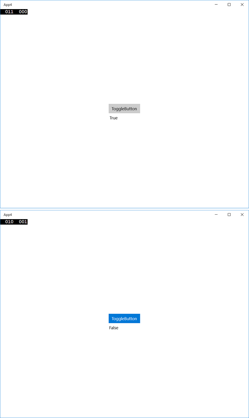 c Toggle Button Two Way Binding Not Working (Universal Windows
