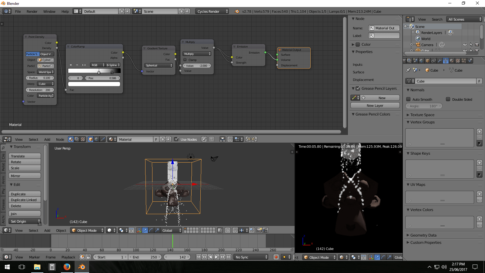 Blender cycles halo material on particles how to texture? Blender