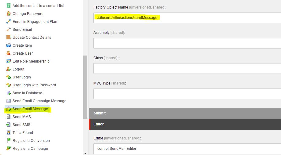 Sitecore Webform for Marketers 8.1 Send Email Message doesn't send