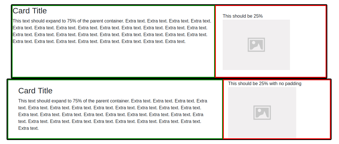 html Bootstrap 4.1 extra padding inside column Stack Overflow