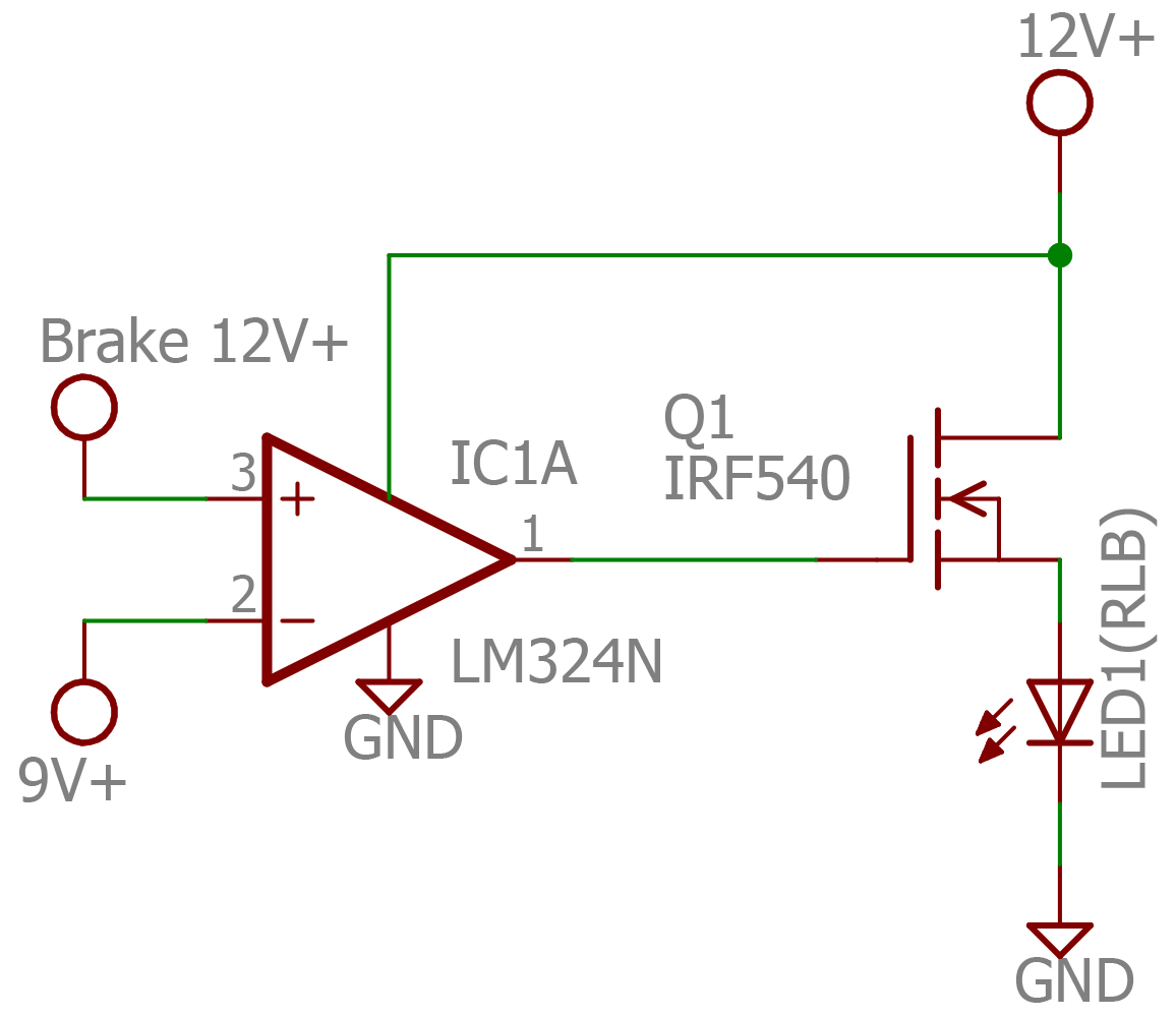 op amp Voltage Controlled Switch using OPAMP