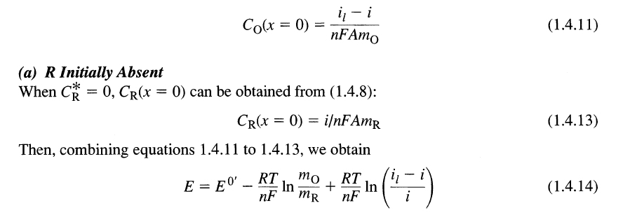 electrochemistry How do I derive the Nernst equation in the case in