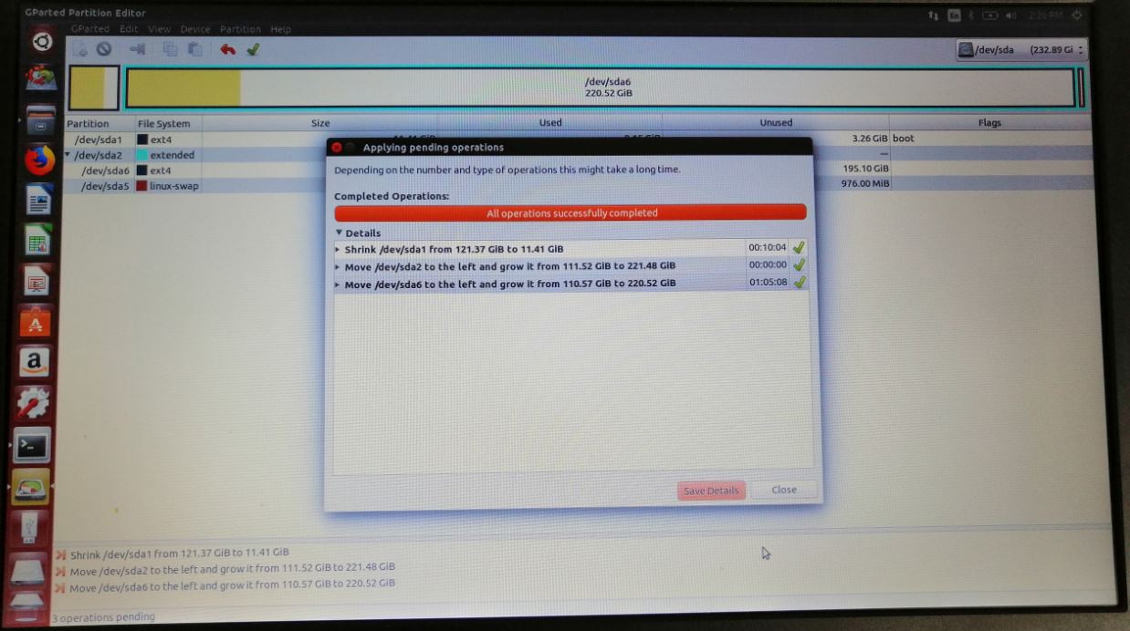 partitioning Reallocate space from one partition to another Ask Ubuntu