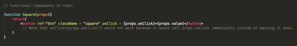 javascript What does "Stateless function components cannot be given