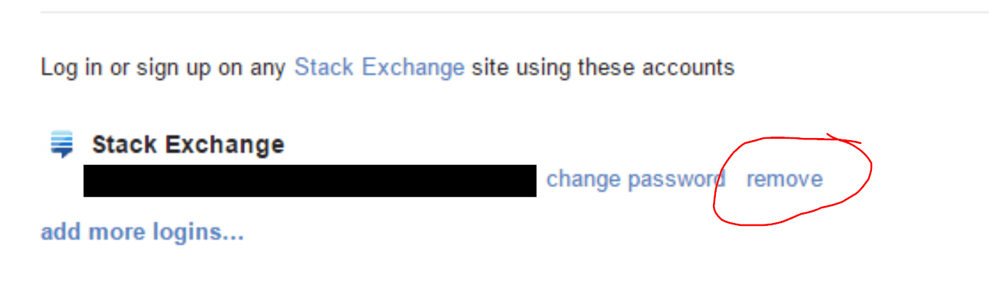 How to delete an email address on StackExchange? Meta Stack Exchange