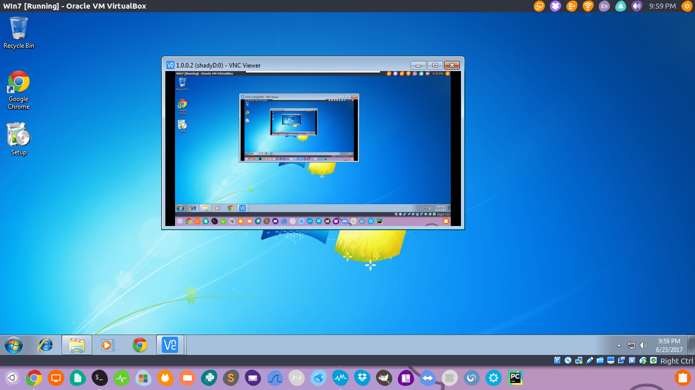 16.04 Infinite nested windows when connecting through VNC Ask Ubuntu