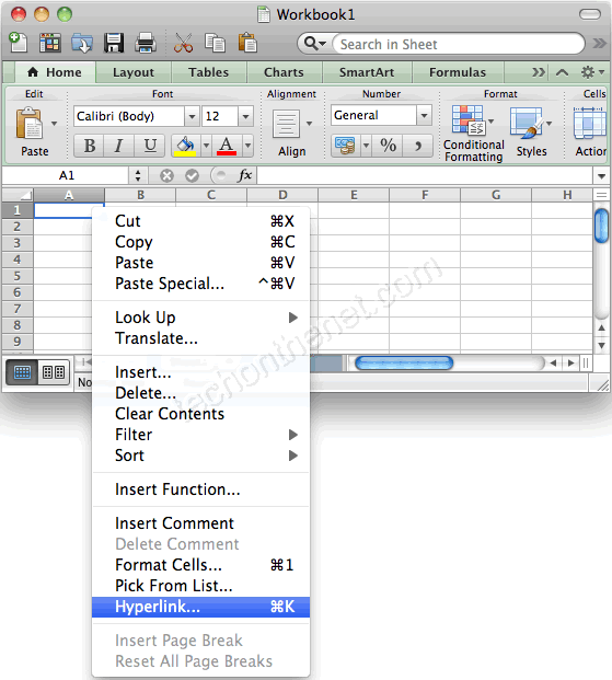 hyperlink Linking a cell to a tab within an Excel workbook Super User