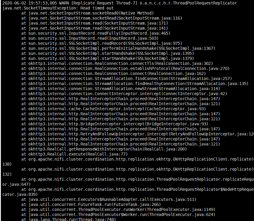 Clustered Nifi running erratically,the issue often appear Stack Overflow