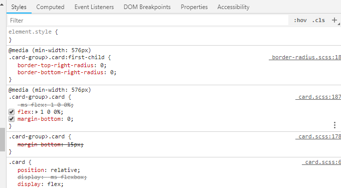 html Bootstrap 4 card horizontal Scroll issue? Stack Overflow