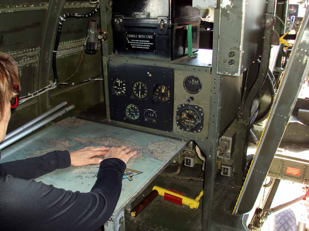 What navigational aid(s) would WWII bomber pilots have used while