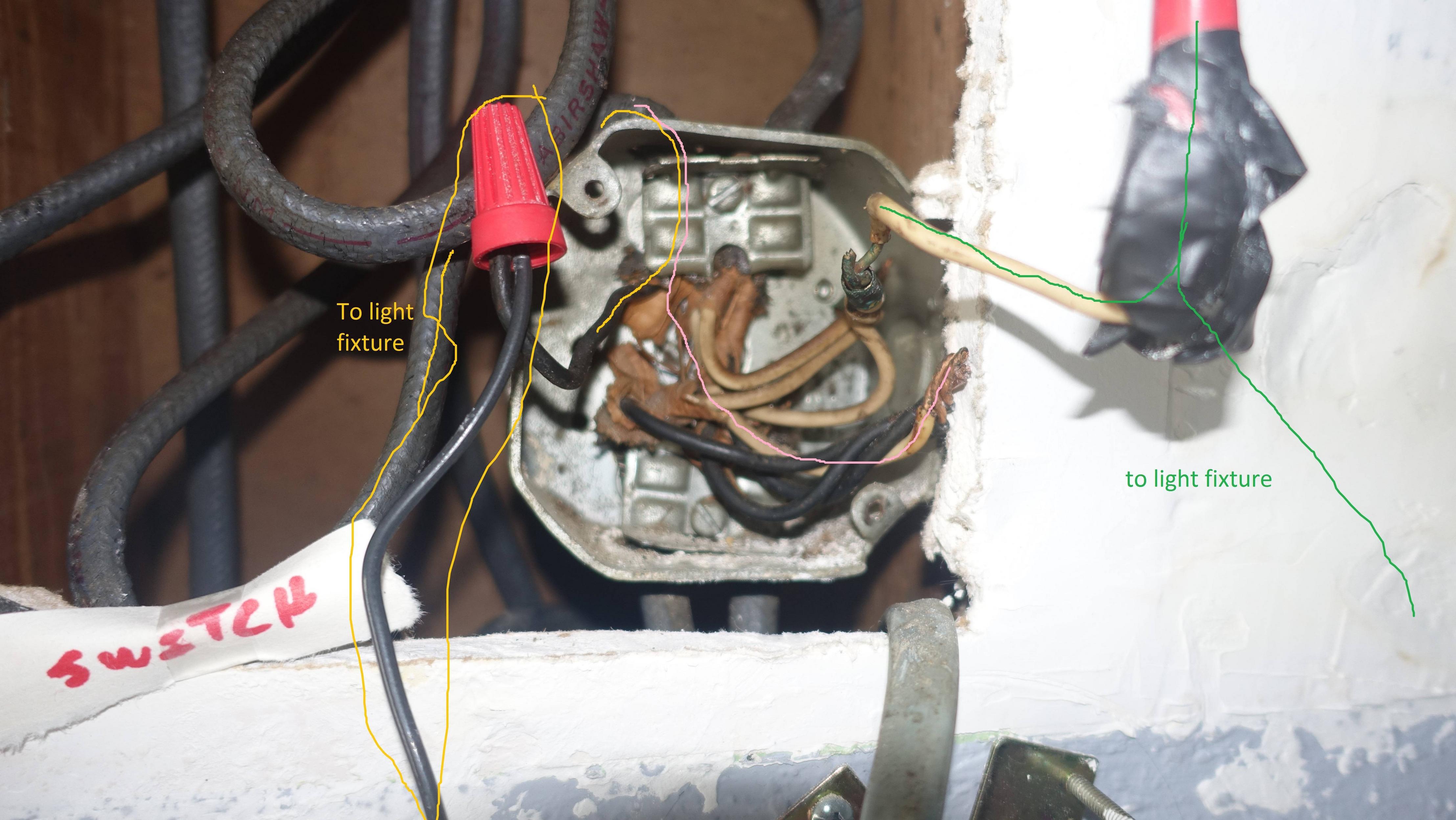 Why is my wiring hooked up like this - Home Improvement Stack Exchange